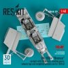 RESKIT RSU48-0329 OV-10D+ BRONCO COCKPIT WITH 3D DECALS, LANDING GEARS, WHEELS BAY AND WEIGHTED WHEELS SET FOR ICM KIT (3D PRINTED) 1/48